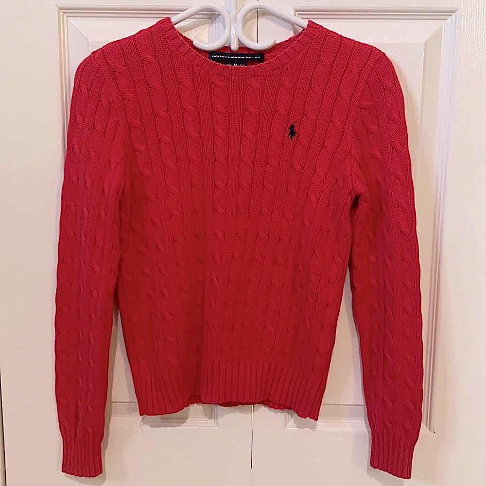 2/$35 Ralph Lauren Pink Knit Sweater